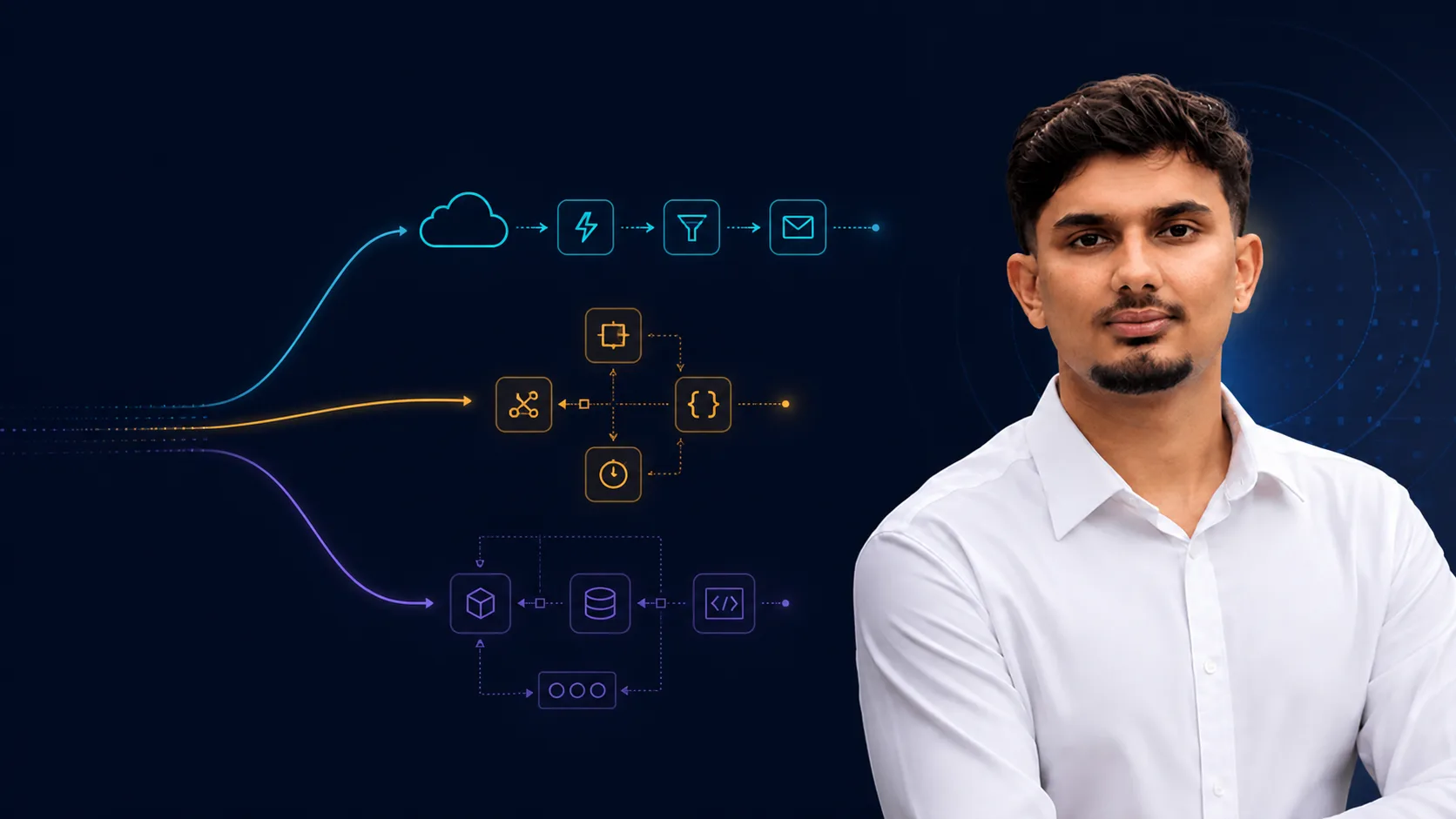 Ananta Sharma comparing managed automation, n8n workflows, and custom backend software